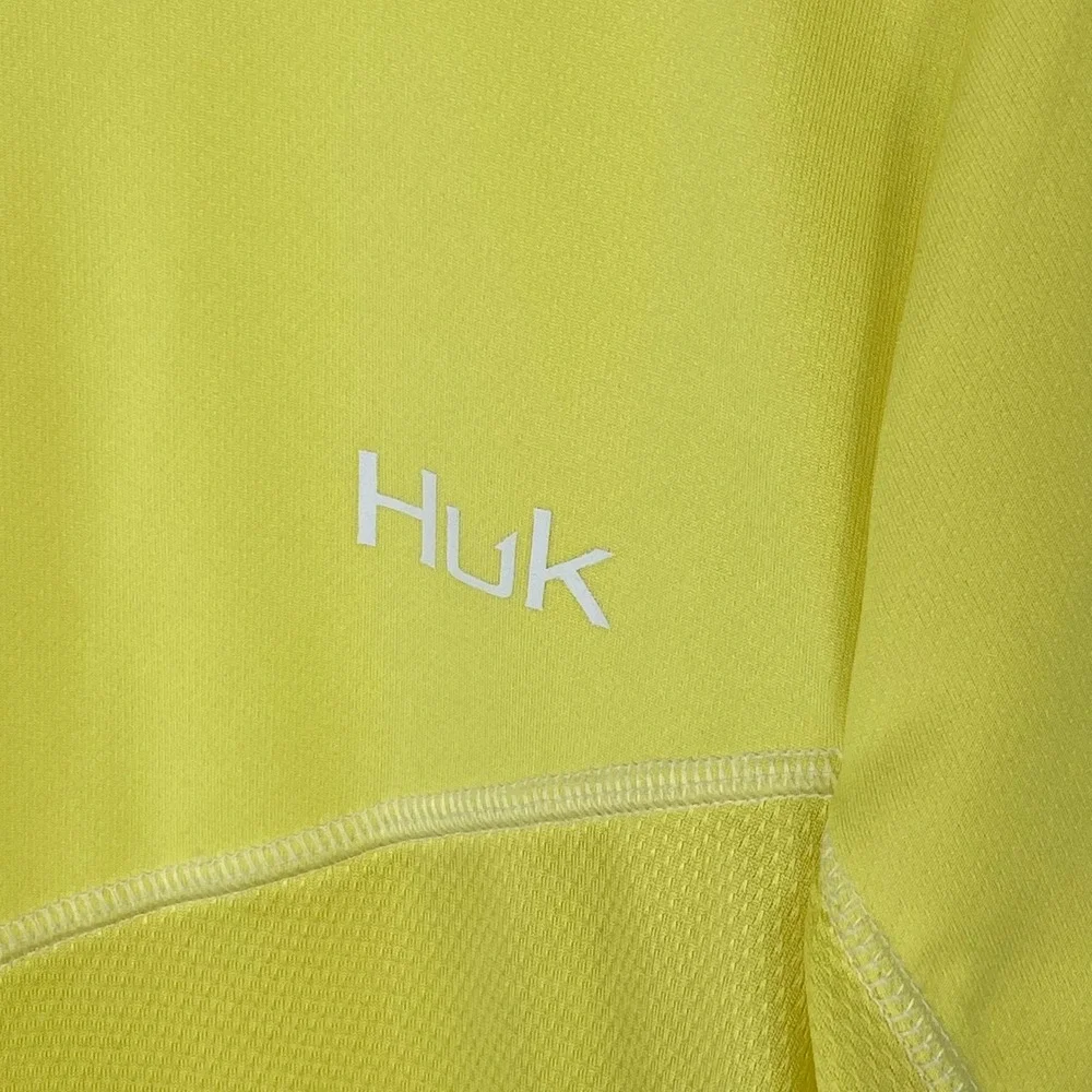 Huk Performance Fishing Long Sleeve‎ Shirt Men's Sz XL Stretch Breathable